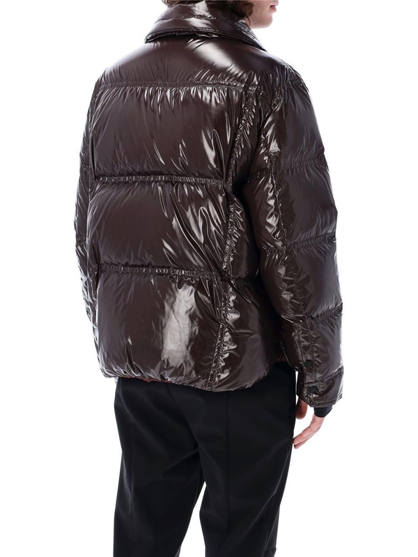 몽클레르 FW24 MONCLER GRENOBLE Tecka short down jacket Brown 1G00009539FT259 Brown