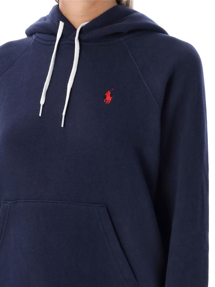 폴로 랄프로렌 FW24 Polo Ralph Lauren Logo Embroidered Hoodie Navy 211794394004 CRUISE NAVY