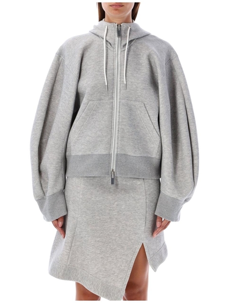 사카이 FW24 Sacai Hooded Zip Up Grey 2407394376 Grey