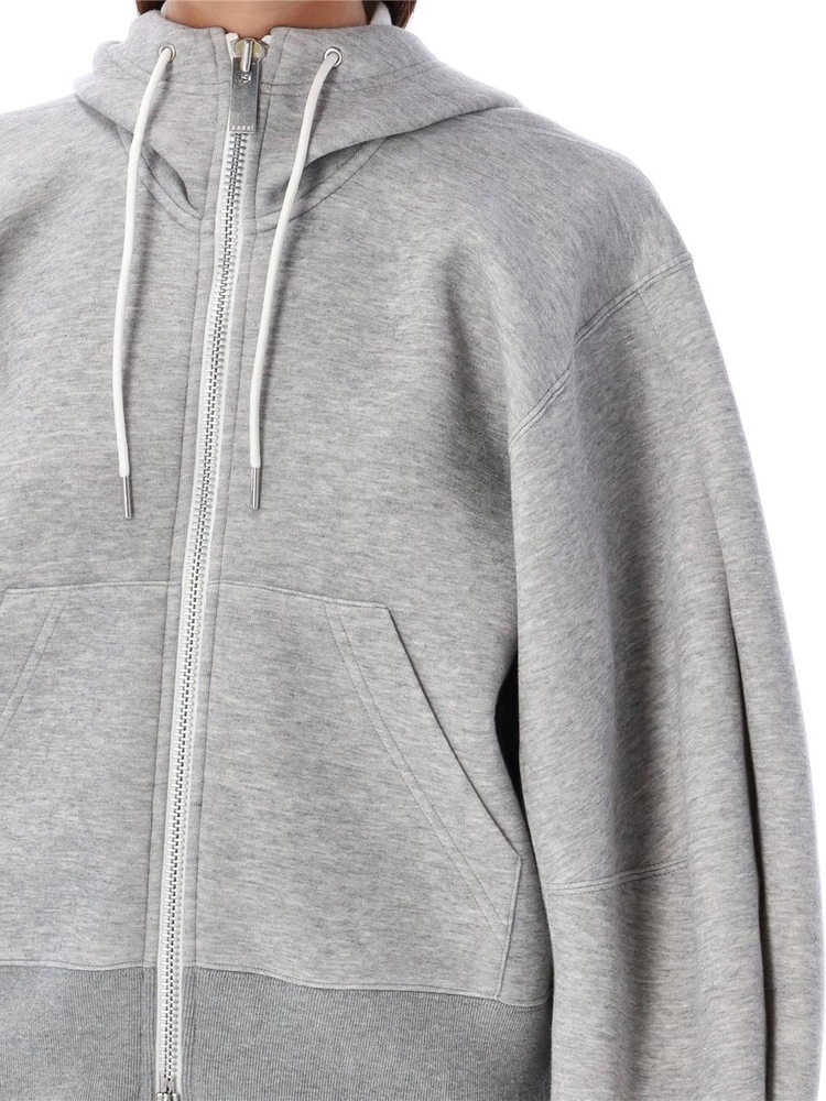 사카이 FW24 Sacai Hooded Zip Up Grey 2407394376 Grey