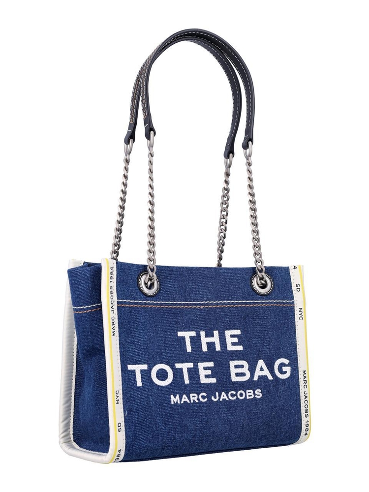 마크제이콥스 SS25 Marc Jacobs Marc Jacobs The Denim Chain Small Tote Bag 2F4HTT029H05473 DARK WASH