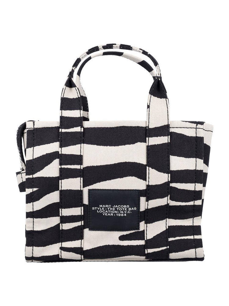 마크제이콥스 FW24 Marc Jacobs The Zebra canvas small tote bag 2F4HTT022H05005 ZEBRA