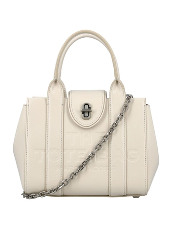 마크제이콥스 SS25 Marc Jacobs The Mini Tote Turn Lock Bag White 2F4HCR015H04123 CLOUD WHITE