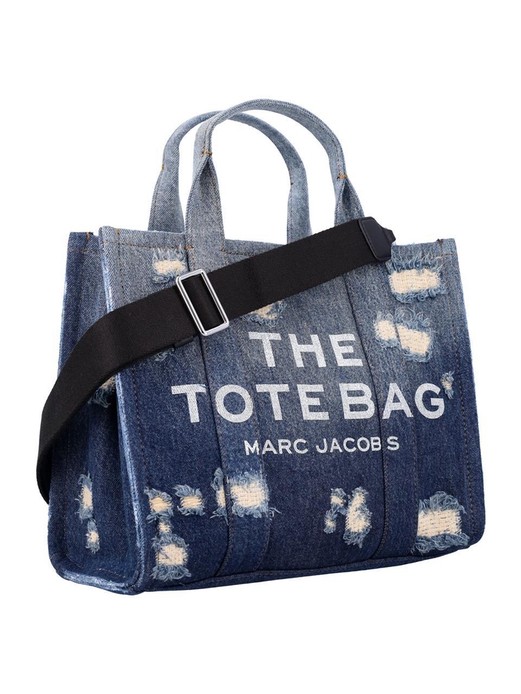 마크제이콥스 FW24 Marc Jacobs The Denim Medium Rip And Repair Tote Bag 2F4HTT002H05491 PUNK INDIGO