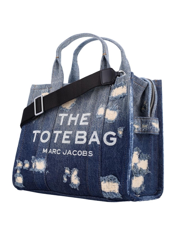 마크제이콥스 FW24 Marc Jacobs The Denim Medium Rip And Repair Tote Bag 2F4HTT002H05491 PUNK INDIGO