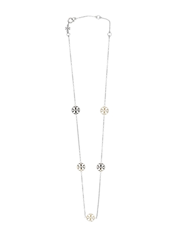 토리버치 FW24 Tory Burch Miller Necklace Silver 147779024 Tory Silver / Tory Gold