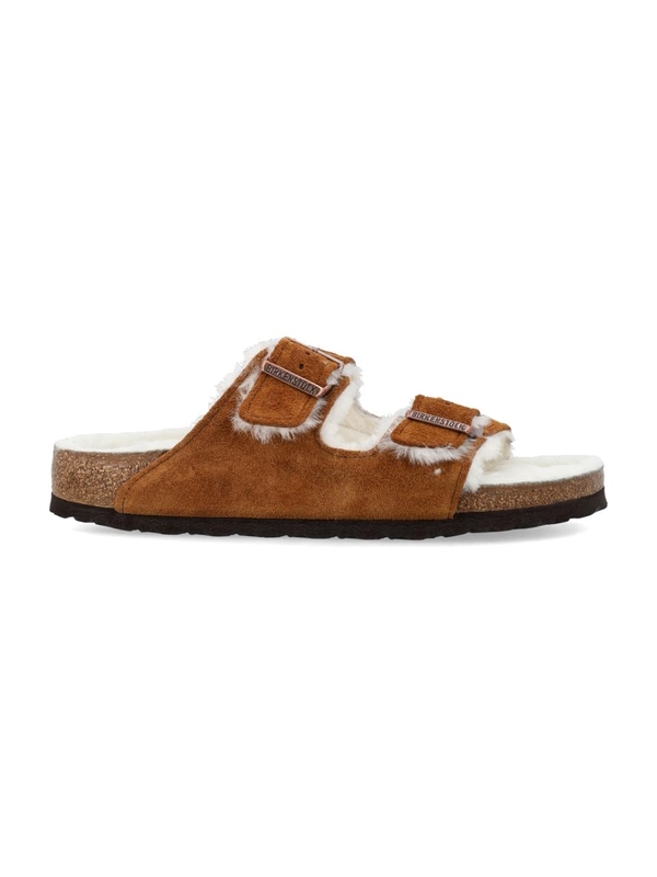 버켄스탁 FW24 Birkenstock Arizona Shearling sandals 1001135MINK MINK