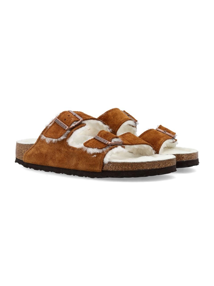 버켄스탁 FW24 Birkenstock Arizona Shearling sandals 1001135MINK MINK