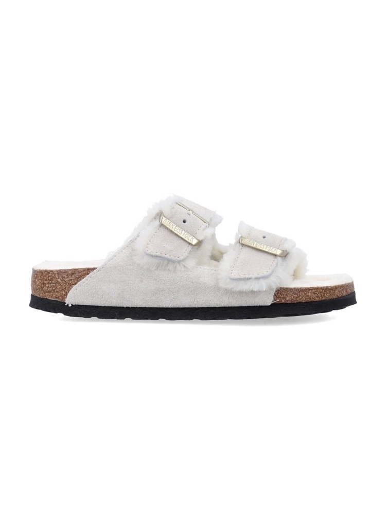 버켄스탁 FW24 Birkenstock Arizona shearling sandals 1026193ANTIQUE WH ANTIQUE WHITE