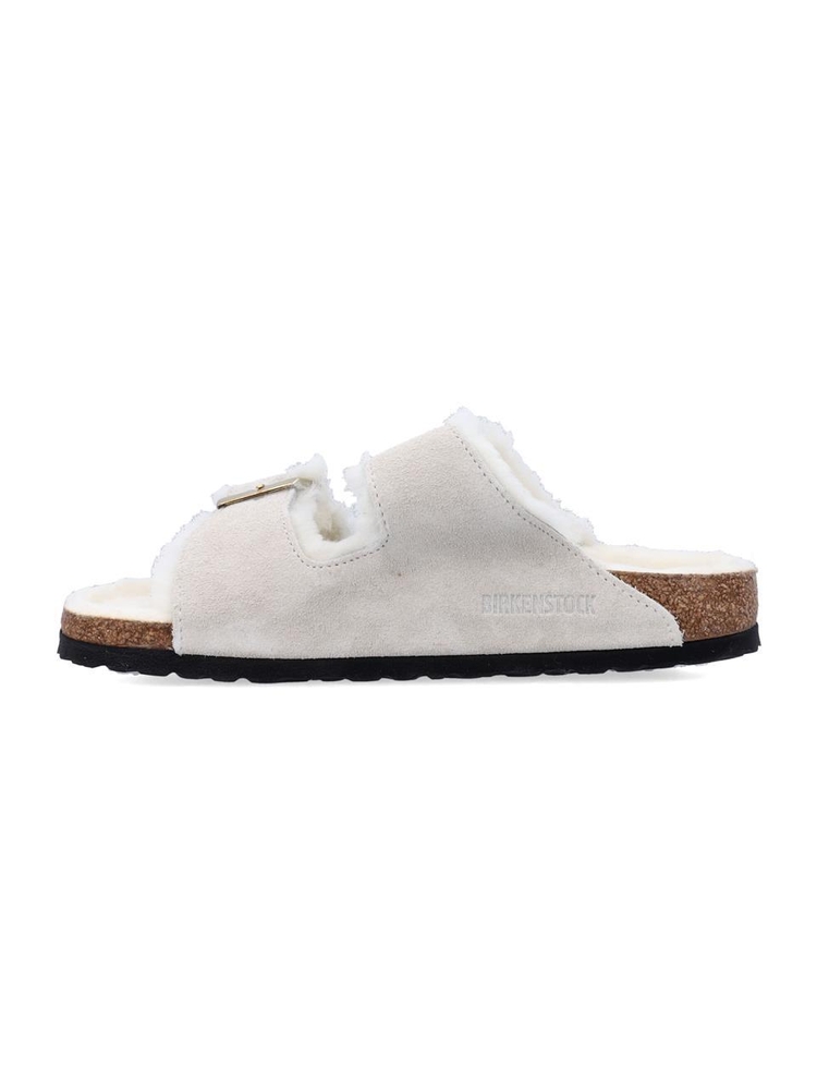 버켄스탁 FW24 Birkenstock Arizona shearling sandals 1026193ANTIQUE WH ANTIQUE WHITE