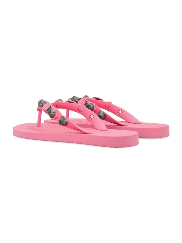 발렌시아가 SS24 Balenciaga Cagole Tong slippers Pink 784853W1TA15781 Pink