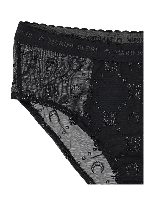 마린세르 SS24 MARINE SERRE Underwear Black WUW054CJER0036BK99 Black