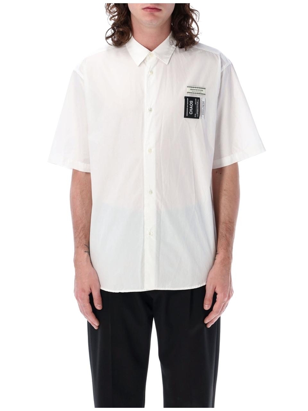 언더커버 SS24 Undercover Label Short Sleeve Shirt White UC1D4407CWHITE White