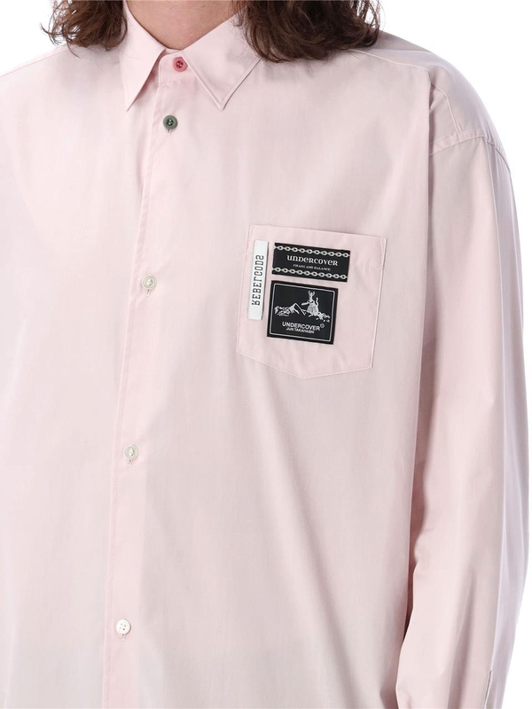 언더커버 SS24 Undercover Long sleeve Shirt Pink UC1D4404CPINK Pink