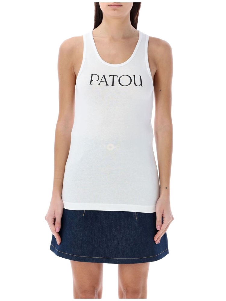 파투 SS24 PATOU Logo tank top White JE0159994001W White