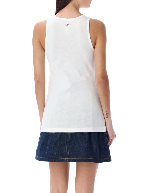 파투 SS24 PATOU Logo tank top White JE0159994001W White