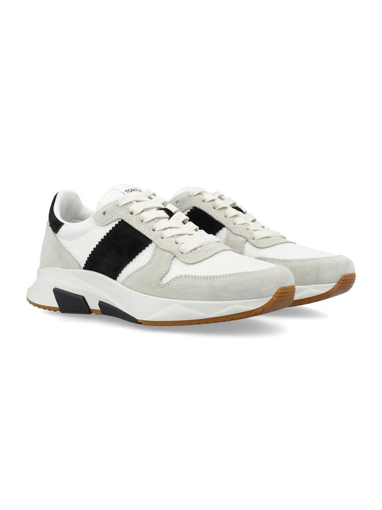 톰 포드 FW24 Tom Ford Sneakers J1262LCL116N5W002 MARBLE/BLACK + WHITE