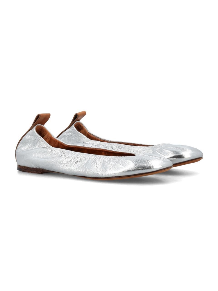 랑방 SS24 Lanvin Flat shoes Silver FWBAMB02METAM2 Silver