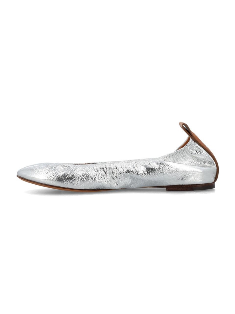 랑방 SS24 Lanvin Flat shoes Silver FWBAMB02METAM2 Silver