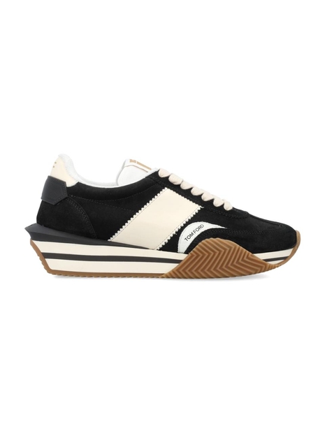 톰 포드 FW24 Tom Ford Sneakers J1292LCL046N3NW02 BLACK + CREAM