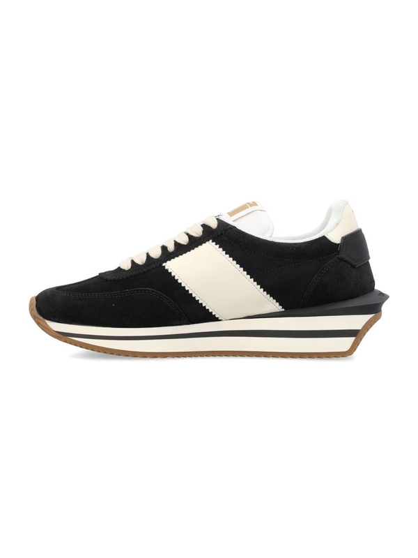 톰 포드 FW24 Tom Ford Sneakers J1292LCL046N3NW02 BLACK + CREAM