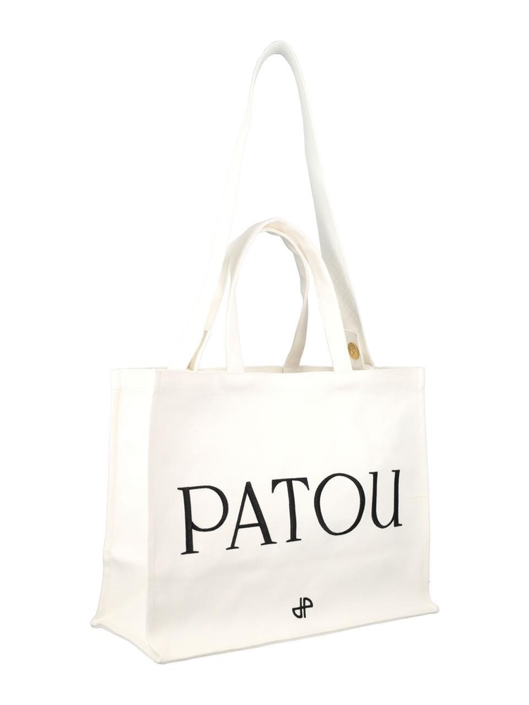 파투 SS25 PATOU Patou Canvas Tote Bag White AC0450076001W White