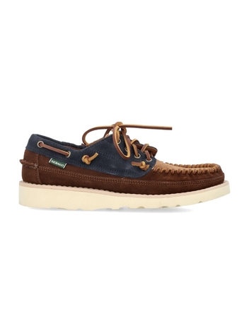 세바고 SS24 Sebago Cayuga Suede Boat Shoes 70015S0SA1S BLUE NAVY COGNAC