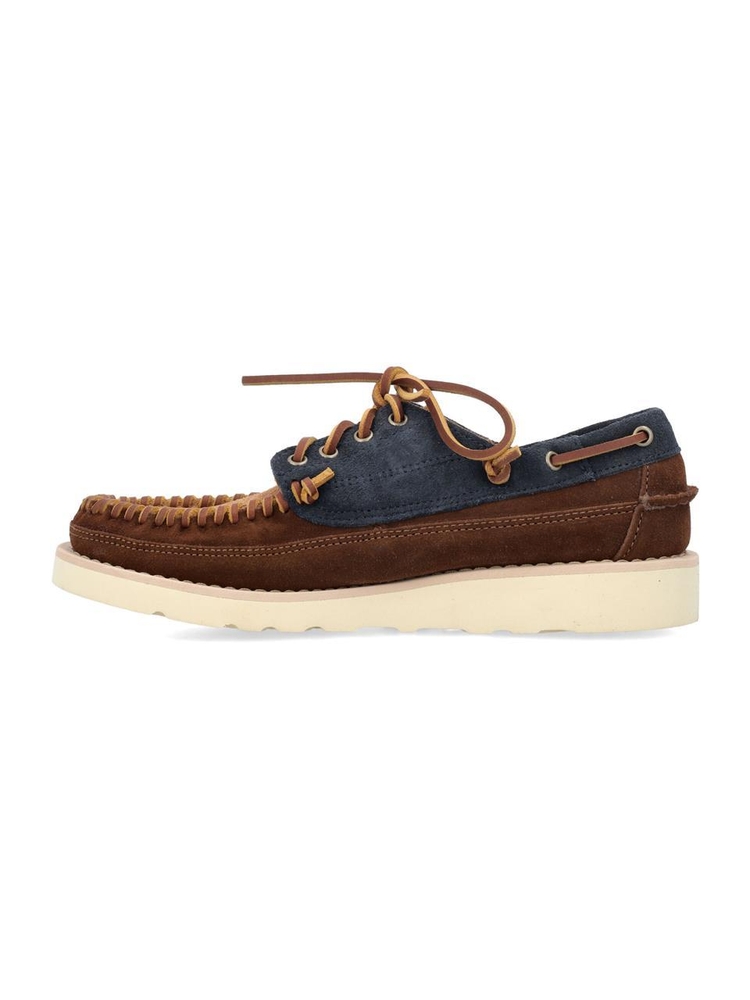 세바고 SS24 Sebago Cayuga Suede Boat Shoes 70015S0SA1S BLUE NAVY COGNAC