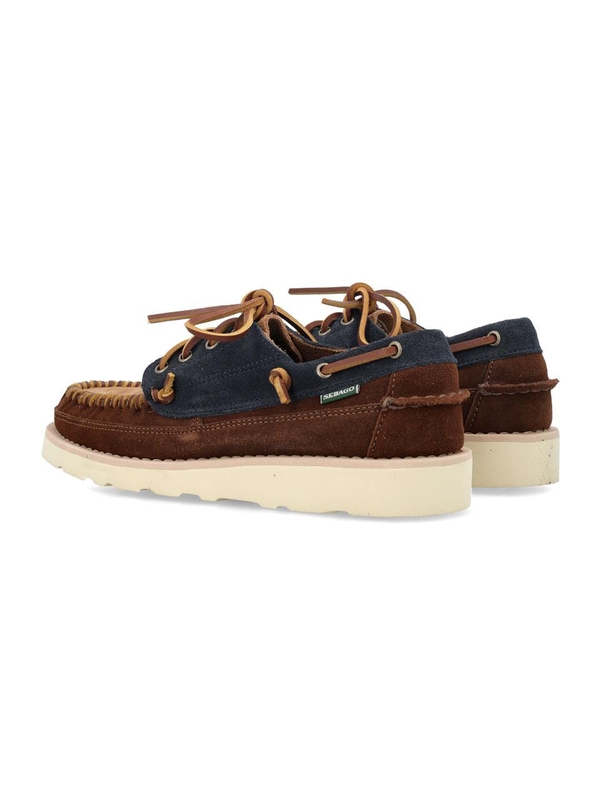 세바고 SS24 Sebago Cayuga Suede Boat Shoes 70015S0SA1S BLUE NAVY COGNAC