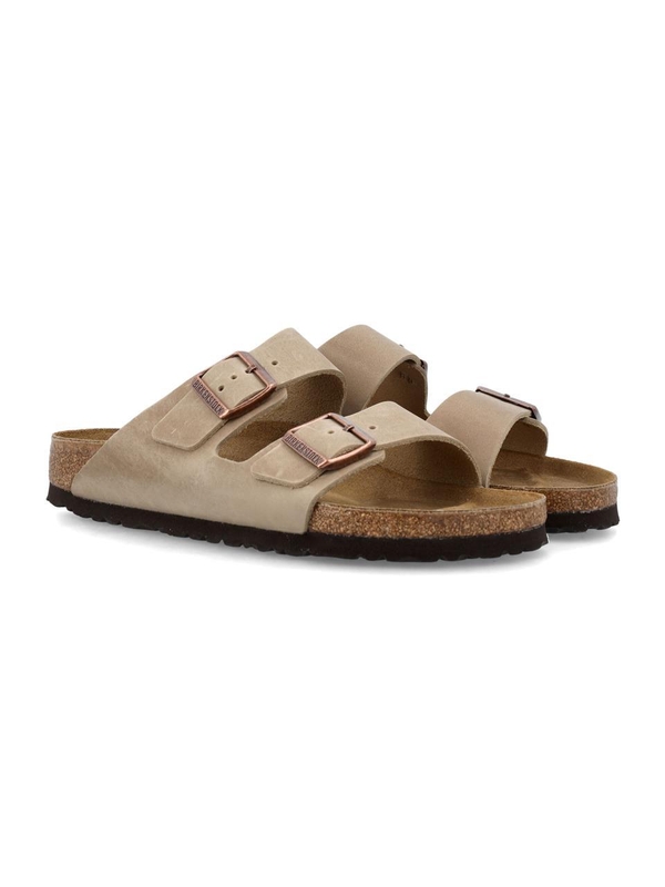 버켄스탁 SS24 Birkenstock Arizona sandals 352203OLIED LEATTABACCO TABACCO BROWN