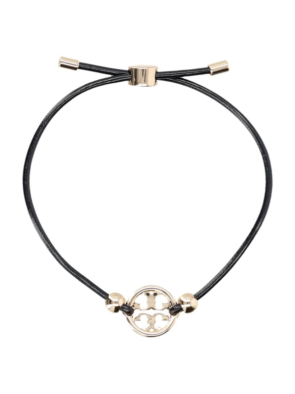 토리버치 FW24 Tory Burch Miller Slider Bracelet Black 144706720 Tory Gold / Black