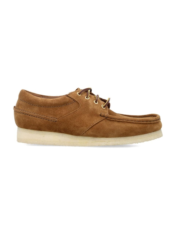 클락스 SS24 Clarks Wallabee Boat shoes 26175755SCS COLA SUEDE