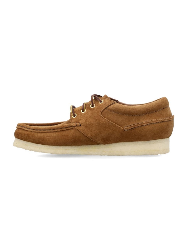 클락스 SS24 Clarks Wallabee Boat shoes 26175755SCS COLA SUEDE