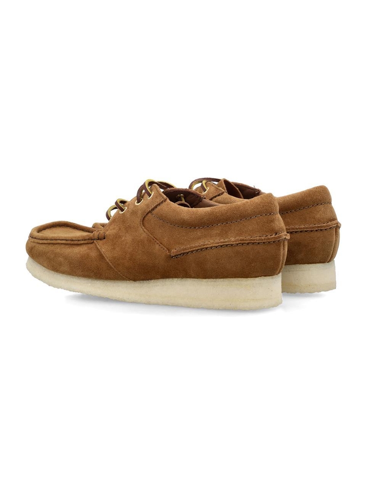 클락스 SS24 Clarks Wallabee Boat shoes 26175755SCS COLA SUEDE