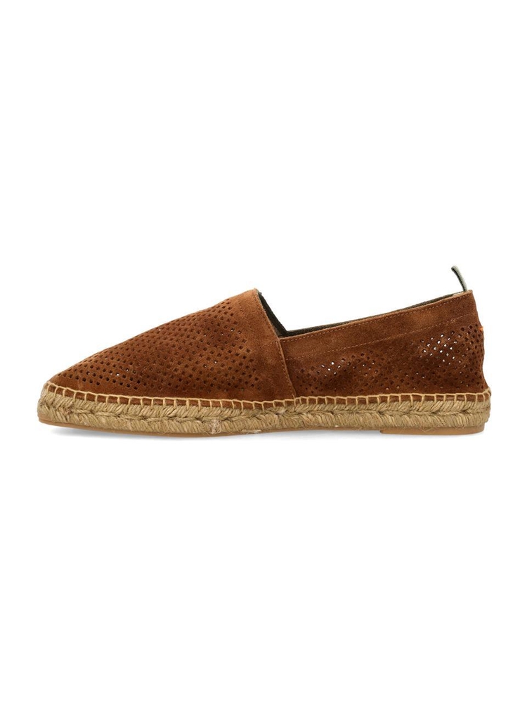 까스따네르 SS24 Castaner Pablo pierced espadrilles Flat shoes Brown 0234181862003 Brown