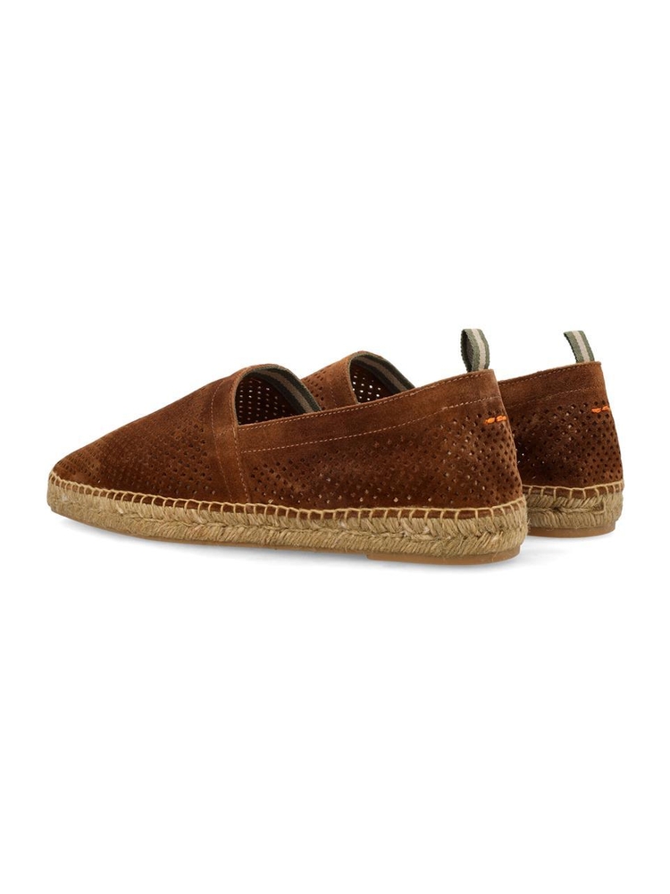 까스따네르 SS24 Castaner Pablo pierced espadrilles Flat shoes Brown 0234181862003 Brown