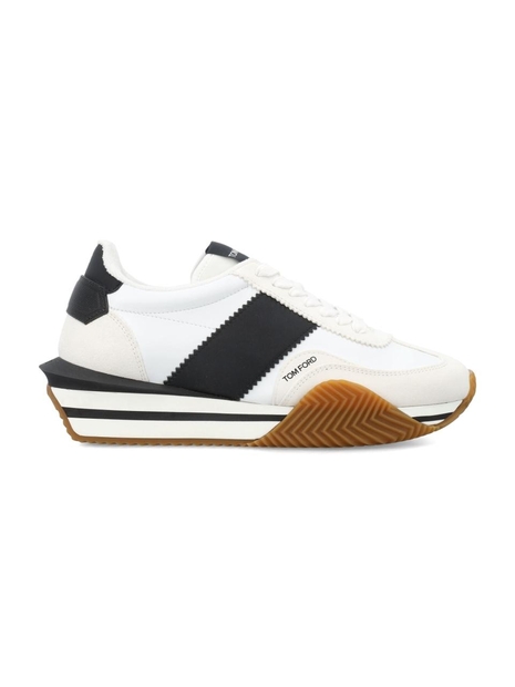 톰 포드 SS25 Tom Ford Sneakers J1292TAP003N5W004 WHIE/BLACK+CREAM