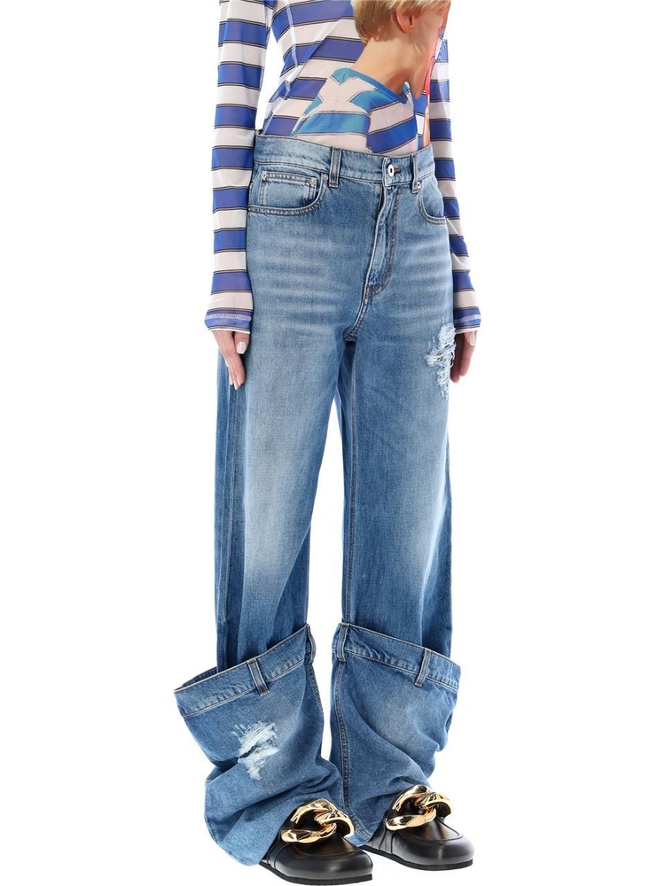 JW 앤더슨 FW24 JW ANDERSON Jeans Blue DT0056PG1164804 Blue