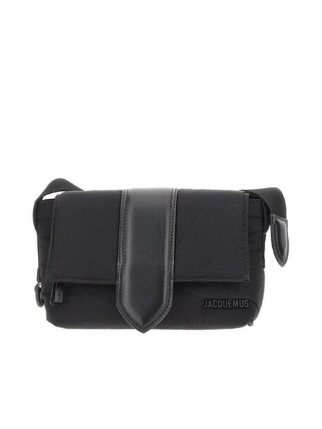 자크뮈스 FW24 JACQUEMUS LEATHER BAG 245BA3733174990-990 Black