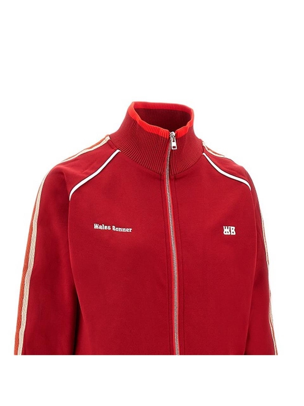 웨일스 보너 FW24 WALES BONNER ZIP UP WA24JE06JE10350-350 Red