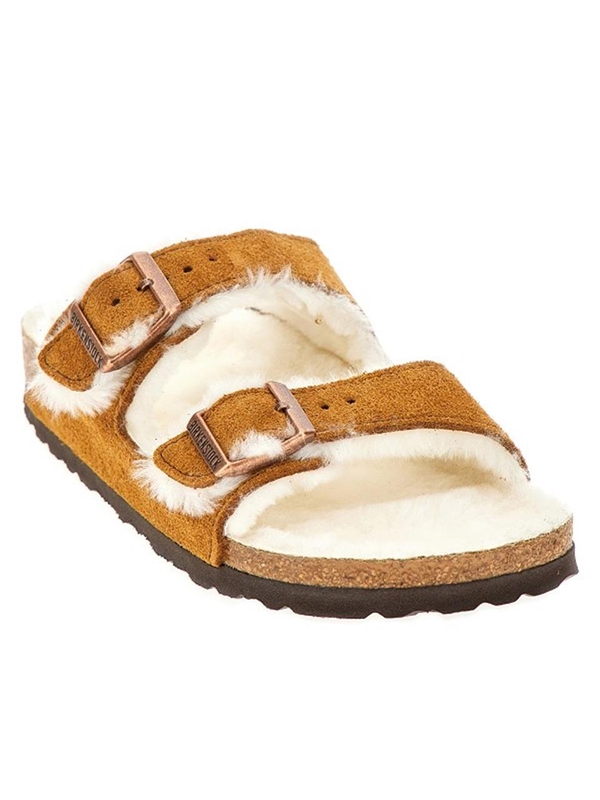 버켄스탁 FW24 BIRKENSTOCK SLIPPERS 1001135.MINK-MINK Beige