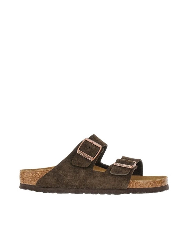 버켄스탁 FW24 BIRKENSTOCK SLIPPERS 1027083.MOCHA-MOCHA Brown