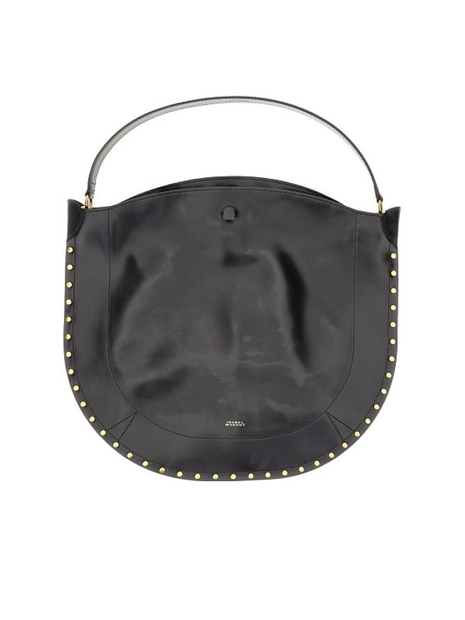 이자벨마랑 FW24 ISABEL MARANT LEATHER BAG PP0200FAB2C02M01BK-01BK Black