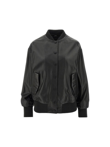 엠포리오 아르마니 FW24 EMPORIO ARMANI BOMBER JACKET EW000328AF10914UC001-UC001 Black