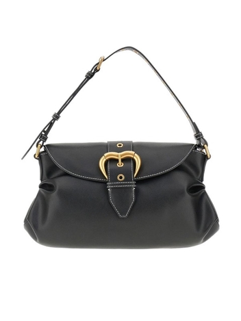 핀코 FW24 PINKO LEATHER BAG 102801A1W9Z99Q-Z99Q Black