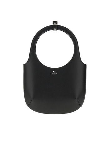 꾸레쥬 FW24 COURREGES LEATHER BAG 224GSA102CR0065.9999-9999 Black