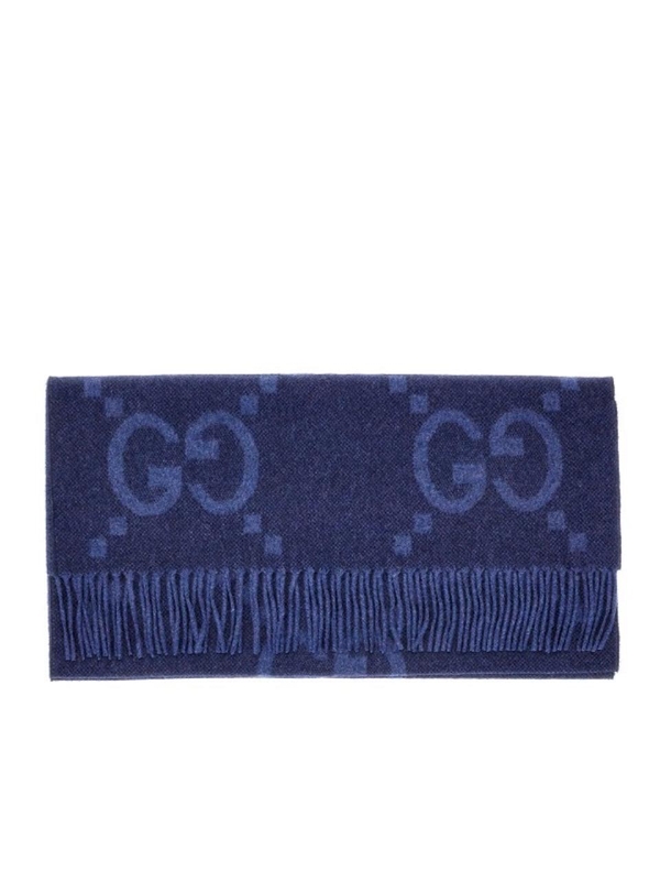 구찌 SS24 GUCCI SCARF 6742754GABX4469-4469 Blue