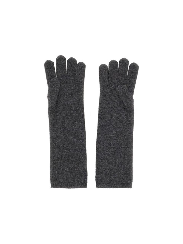 막스마라 FW24 MAX MARA GLOVES ALAGGIO.011-011 Grey