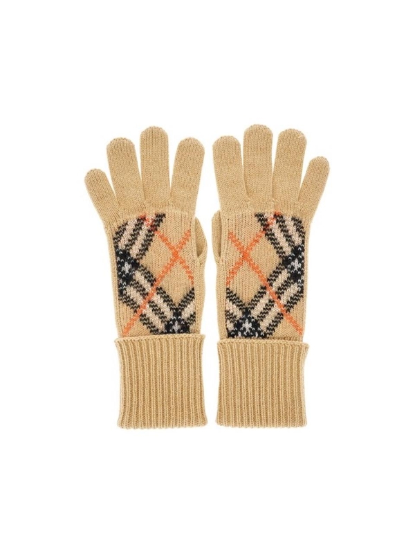 버버리 FW24 BURBERRY GLOVES 8098890.A2021-A2021 Beige