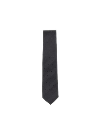 생로랑 SS24 SAINT LAURENT MEN SILK TIE 7772503Y0091060-1060 Black